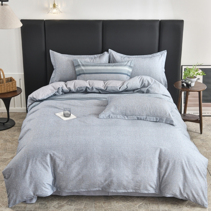 磨毛世家家纺2025新款金太阳铂金四件套加厚四件套 甜美条