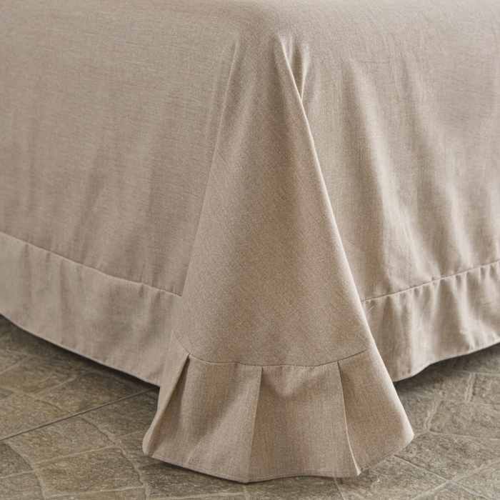 91家纺网 家纺一手货源 找家纺 磨毛世家家纺2025新款金太阳铂金四件套加厚四件套 甜美条-红咖