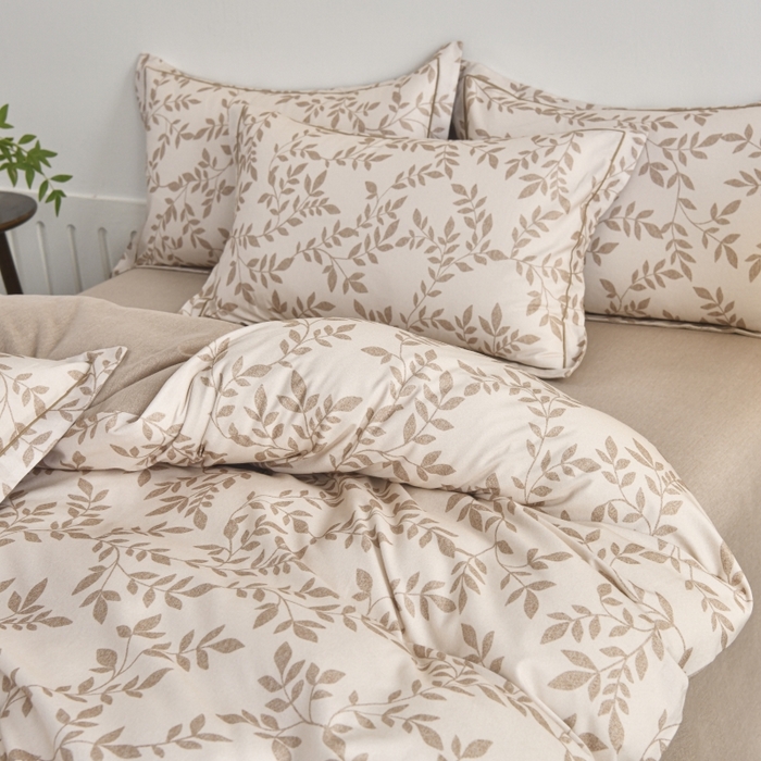 91家纺网 家纺一手货源 找家纺 磨毛世家家纺2025新款金太阳铂金四件套加厚四件套 叶倾城