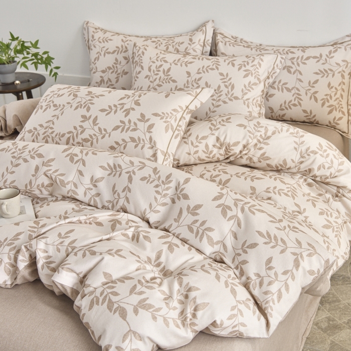 91家纺网 家纺一手货源 找家纺 磨毛世家家纺2025新款金太阳铂金四件套加厚四件套 叶倾城