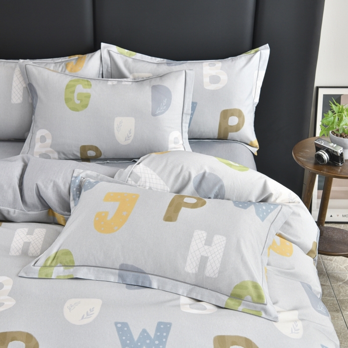 91家纺网 家纺一手货源 找家纺 磨毛世家家纺2025新款金太阳铂金四件套加厚四件套 字秒-灰