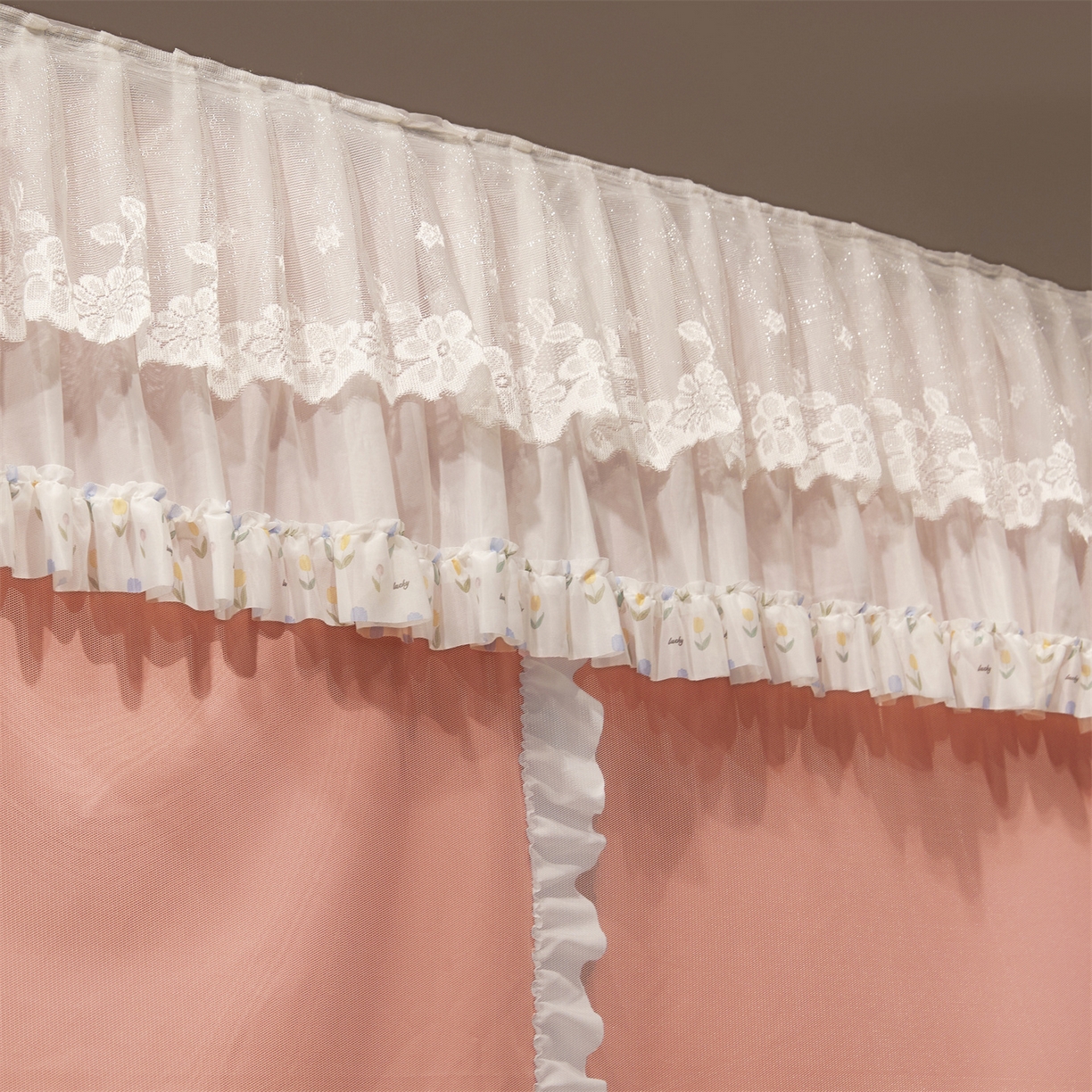 91家纺网 家纺一手货源 找家纺 （总）笙意家纺 2025新款学生季学生宿舍遮光床帘蚊帐