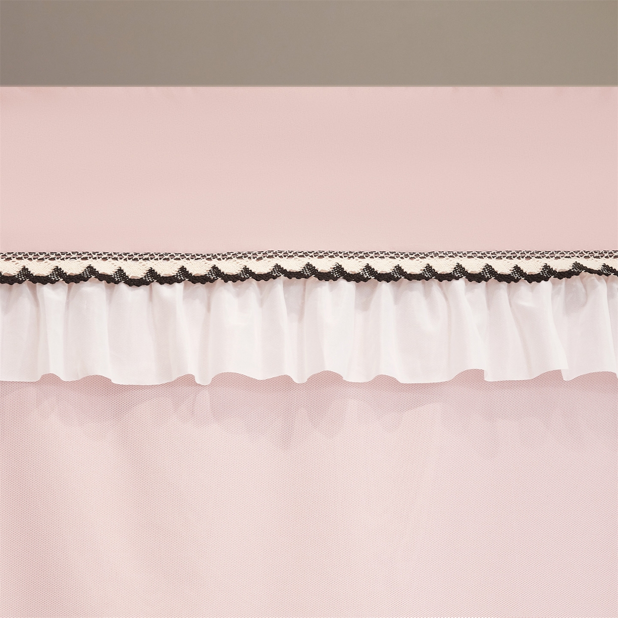 91家纺网 家纺一手货源 找家纺 笙意家纺 2025新款学生季学生宿舍遮光床帘蚊帐 如梦-粉玉