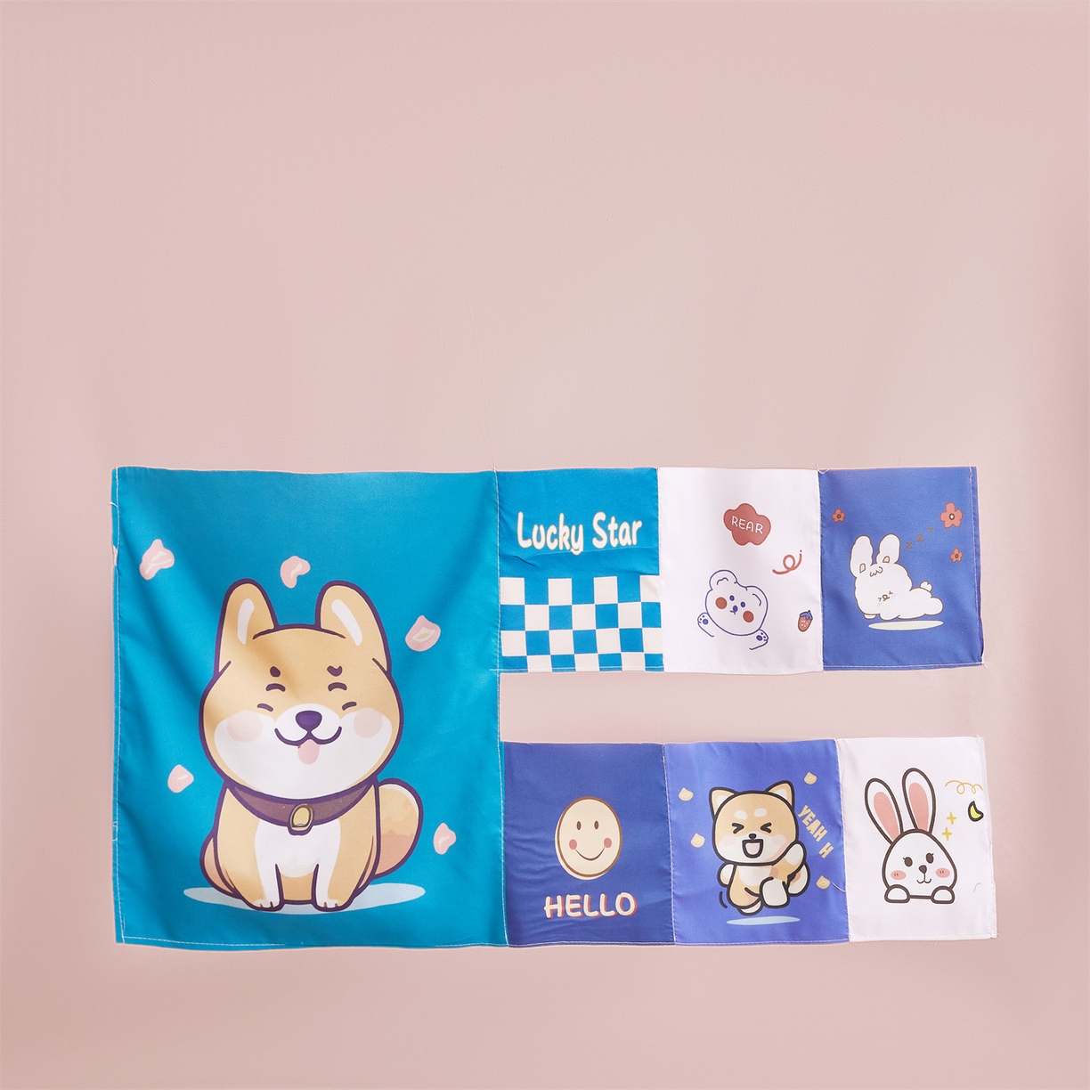 91家纺网 家纺一手货源 找家纺 笙意家纺 2025新款学生季学生宿舍遮光床帘蚊帐 如梦-粉玉