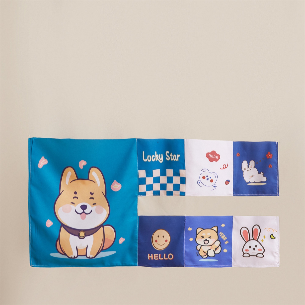 91家纺网 家纺一手货源 找家纺 笙意家纺 2025新款学生季学生宿舍遮光床帘蚊帐 如梦-米白