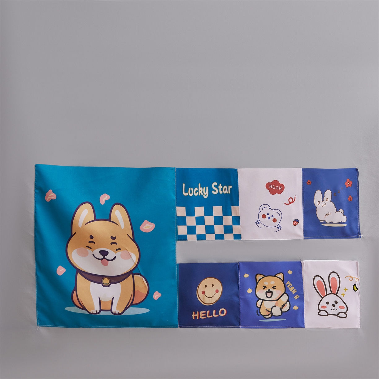 91家纺网 家纺一手货源 找家纺 笙意家纺 2025新款学生季学生宿舍遮光床帘蚊帐 如梦-浅灰