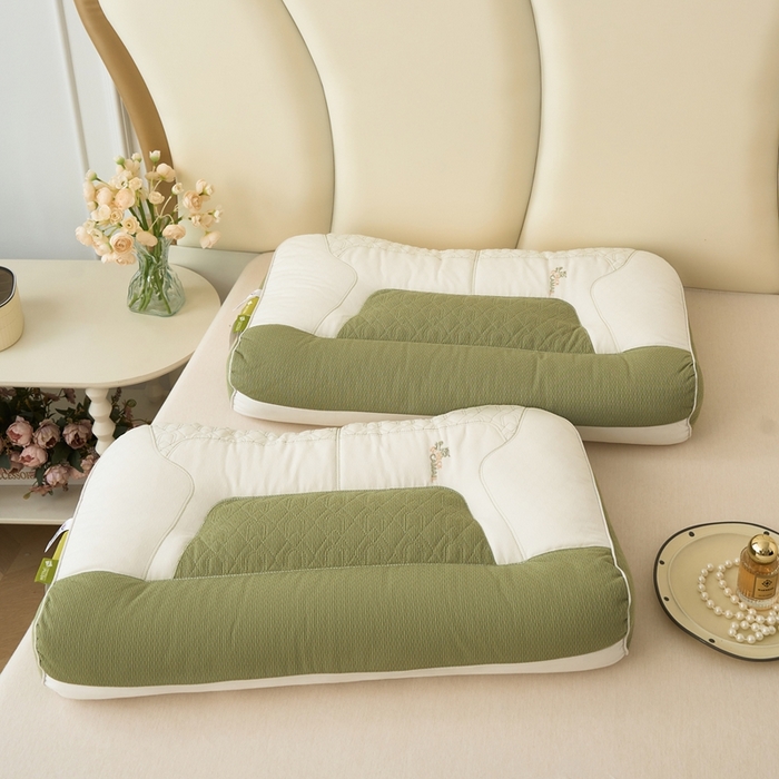 91家纺网 家纺一手货源 找家纺 （总）晚儿 2025新款经典高端护颈枕枕头枕芯单枕芯