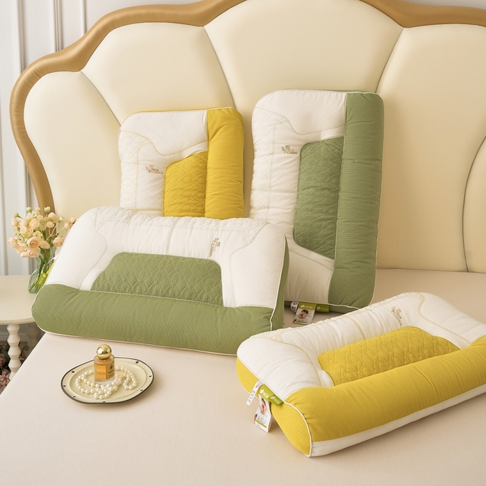 91家纺网 家纺一手货源 找家纺 晚儿 2025新款经典高端护颈枕枕头枕芯单枕芯 经典高端护颈枕 48x74cm单枕/对