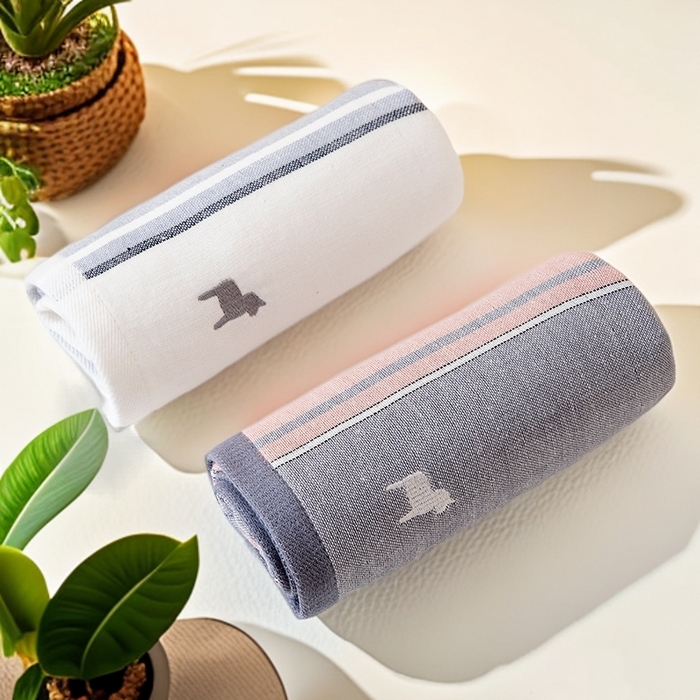 彩虹毛巾 2025新款潮牌小马毛巾浴巾套装全棉纯棉吸水毛巾长绒棉浴巾纯棉毛巾浴巾两件套 潮牌马-组合图仅供参考 35x73cm毛巾/条