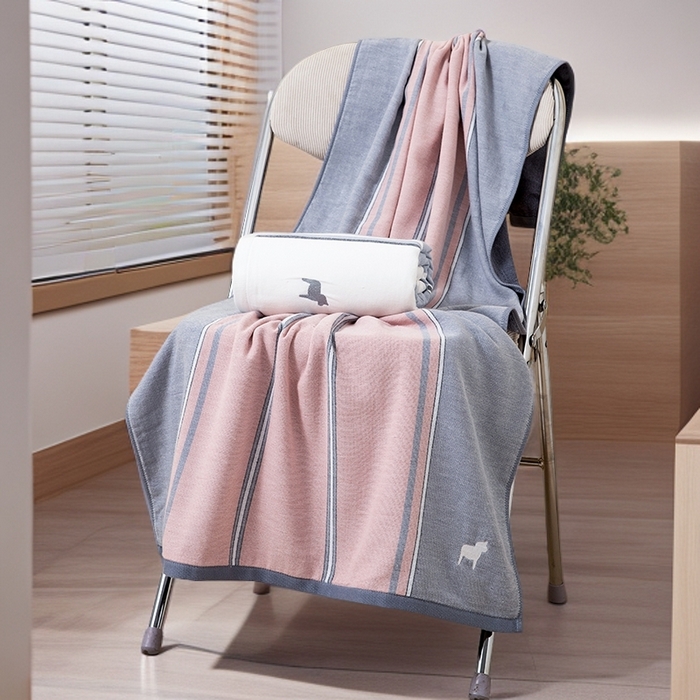 91家纺网 家纺一手货源 找家纺 （总）彩虹毛巾 2025新款潮牌小马毛巾浴巾套装全棉纯棉吸水毛巾长绒棉浴巾纯棉毛巾浴巾两件套