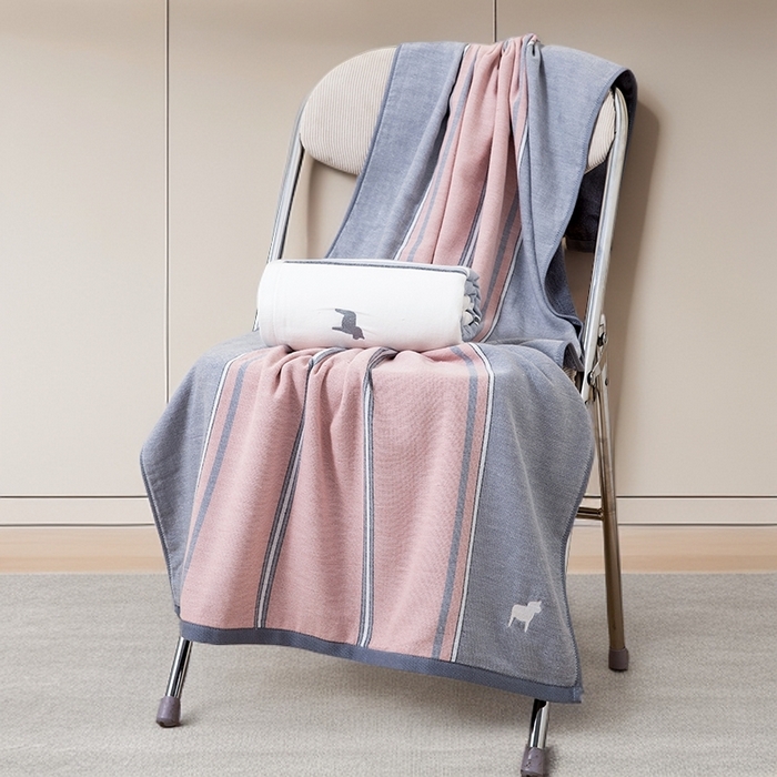 91家纺网 家纺一手货源 找家纺 （总）彩虹毛巾 2025新款潮牌小马毛巾浴巾套装全棉纯棉吸水毛巾长绒棉浴巾纯棉毛巾浴巾两件套