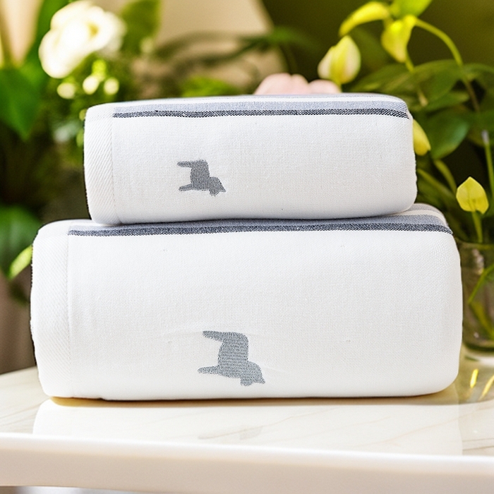 91家纺网 家纺一手货源 找家纺 （总）彩虹毛巾 2025新款潮牌小马毛巾浴巾套装全棉纯棉吸水毛巾长绒棉浴巾纯棉毛巾浴巾两件套