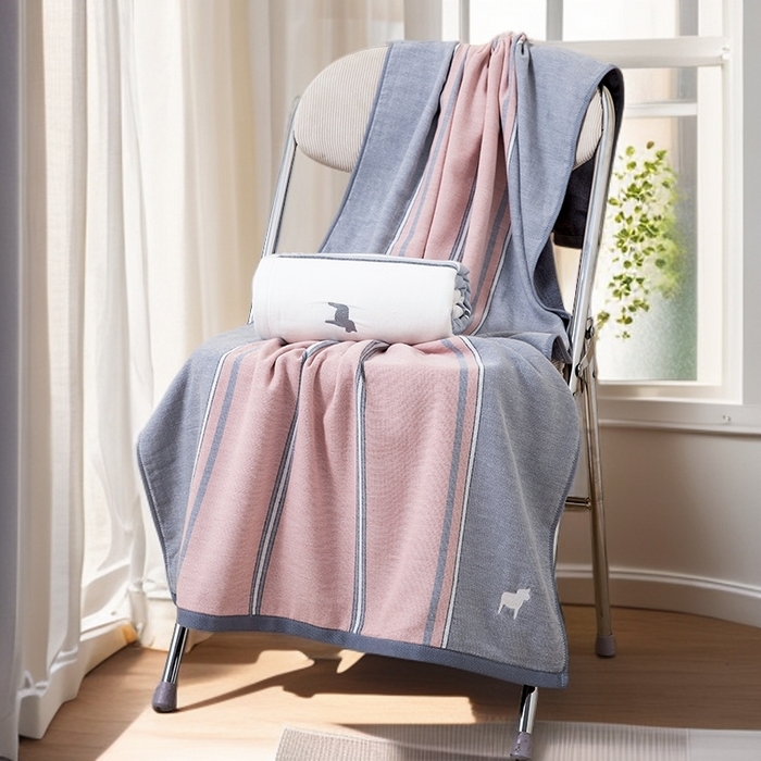 91家纺网 家纺一手货源 找家纺 彩虹毛巾 2025新款潮牌小马毛巾浴巾套装全棉纯棉吸水毛巾长绒棉浴巾纯棉毛巾浴巾两件套 潮牌马-组合图仅供参考 70x140cm浴巾/条