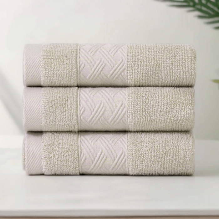 91家纺网 家纺一手货源 找家纺 彩虹毛巾 2025新款全棉纯棉毛巾X丝带中国风纯棉毛巾浴巾套装全棉长绒棉毛巾加厚浴巾套装 月灰 毛巾两条装