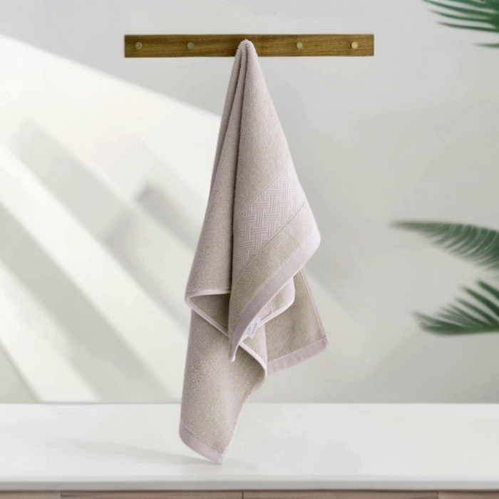 91家纺网 家纺一手货源 找家纺 彩虹毛巾 2025新款全棉纯棉毛巾X丝带中国风纯棉毛巾浴巾套装全棉长绒棉毛巾加厚浴巾套装 月灰 70x140cm浴巾/条