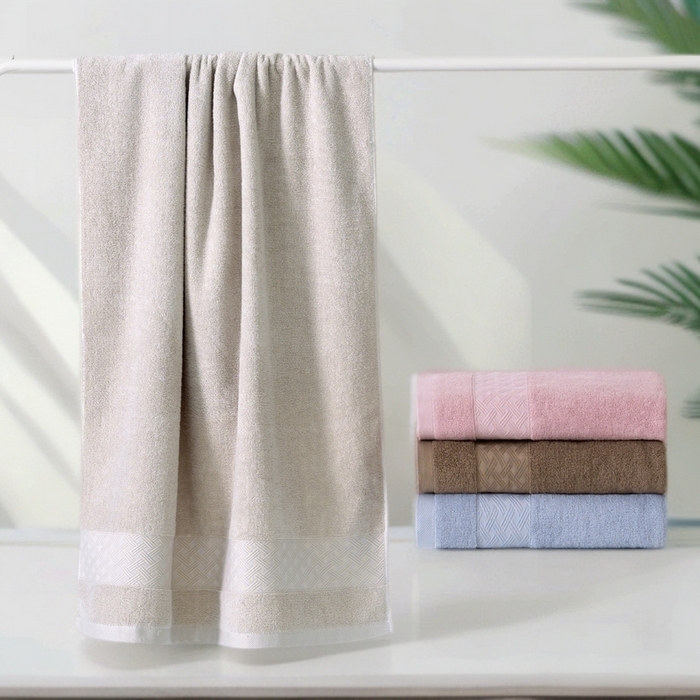 91家纺网 家纺一手货源 找家纺 彩虹毛巾 2025新款全棉纯棉毛巾X丝带中国风纯棉毛巾浴巾套装全棉长绒棉毛巾加厚浴巾套装 组合图仅供参考 33x74cm毛巾/条