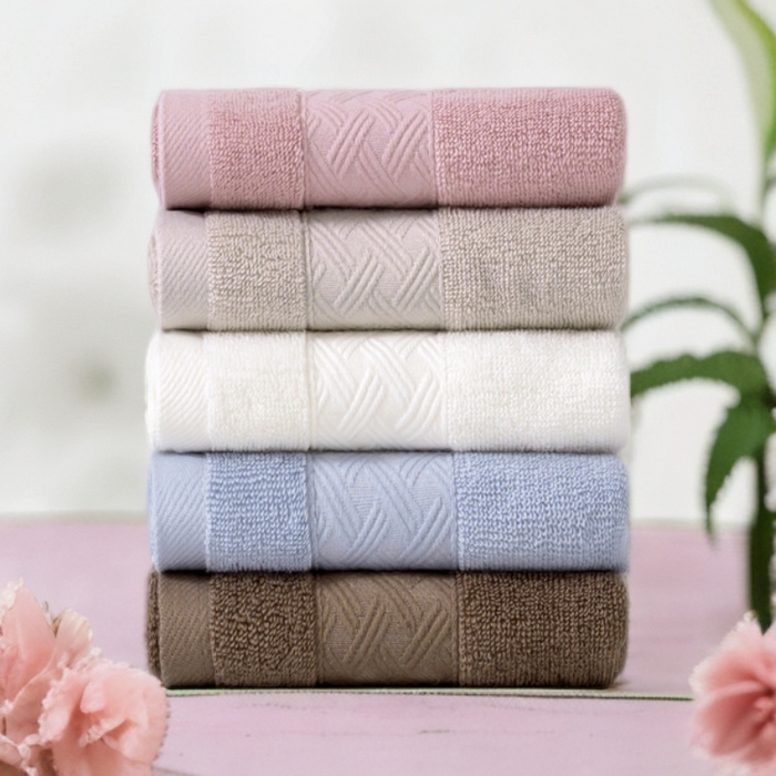 91家纺网 家纺一手货源 找家纺 彩虹毛巾 2025新款全棉纯棉毛巾X丝带中国风纯棉毛巾浴巾套装全棉长绒棉毛巾加厚浴巾套装 组合图仅供参考 毛巾三条装