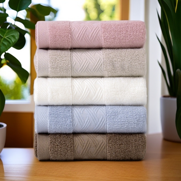 91家纺网 家纺一手货源 找家纺 彩虹毛巾 2025新款全棉纯棉毛巾X丝带中国风纯棉毛巾浴巾套装全棉长绒棉毛巾加厚浴巾套装 组合图仅供参考 70x140cm浴巾/条