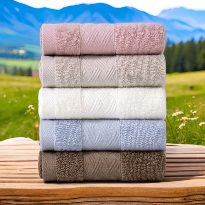 91家纺网 家纺一手货源 找家纺 彩虹毛巾 2025新款全棉纯棉毛巾X丝带中国风纯棉毛巾浴巾套装全棉长绒棉毛巾加厚浴巾套装 组合图仅供参考 毛巾两条装