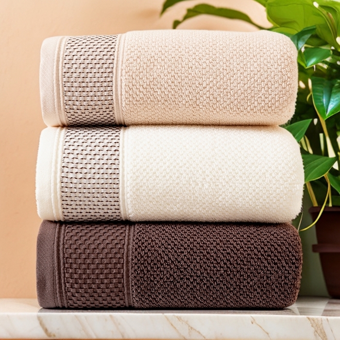 91家纺网 家纺一手货源 找家纺 彩虹毛巾 2025新款全棉纯棉都市蜂巢五星酒店风亲肤加厚吸水纯棉毛巾浴巾套装 都市蜂巢组合图仅供参考 34x74cm毛巾/条