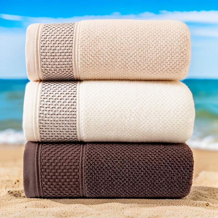 91家纺网 家纺一手货源 找家纺 彩虹毛巾 2025新款全棉纯棉都市蜂巢五星酒店风亲肤加厚吸水纯棉毛巾浴巾套装 都市蜂巢组合图仅供参考 毛巾浴巾套装