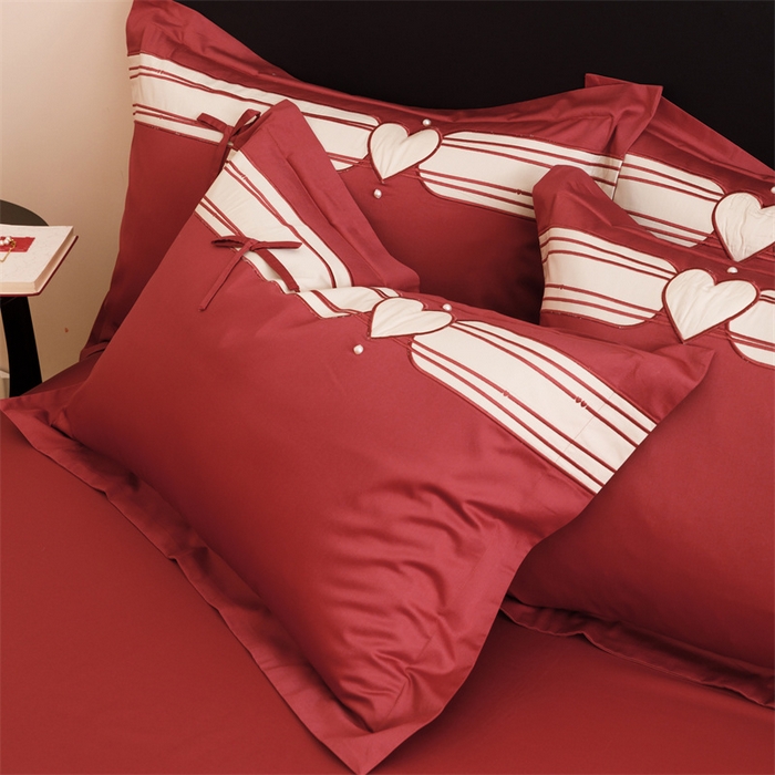 91家纺网 家纺一手货源 找家纺 宏羽纺家纺 2025新款100s全棉纯棉贡缎司马棉法式刺绣花边四件套绮梦