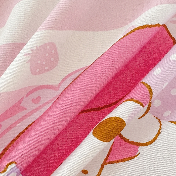 91家纺网 家纺一手货源 找家纺 玉元坊 2025新款三丽鸥全棉纯棉学生款学生宿舍上下铺三件套 甜甜美乐蒂