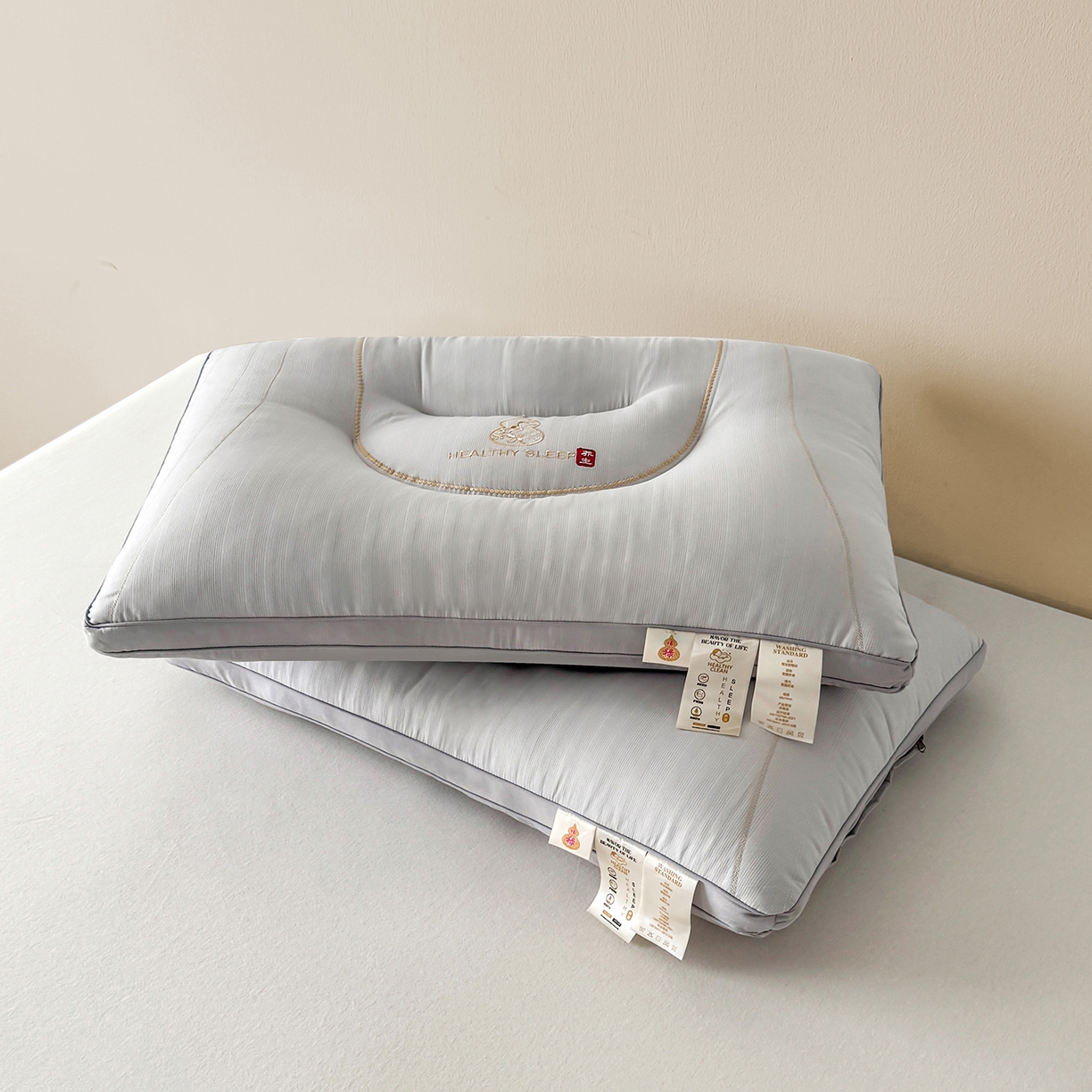 91家纺网 家纺一手货源 找家纺 （总）云熙枕业 2025新款福寿亲肤睡眠枕枕头枕芯单枕芯