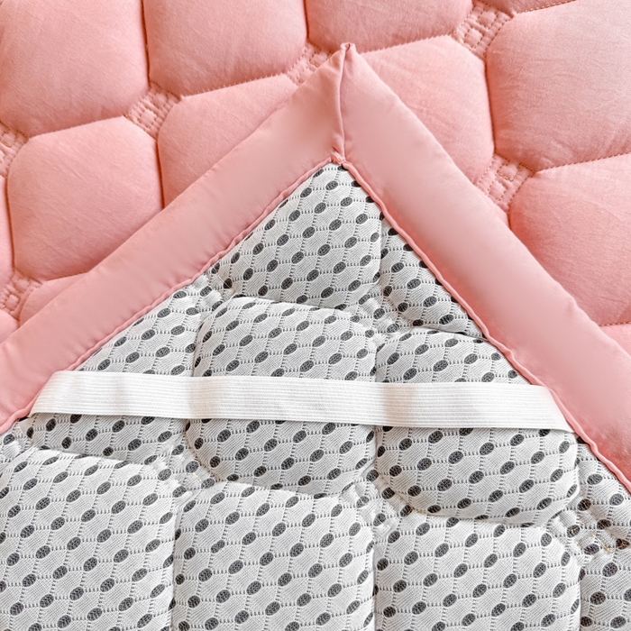 91家纺网 家纺一手货源 找家纺 （总）梦初语 2025新款轻奢H刺绣学生宿舍上下铺床垫褥