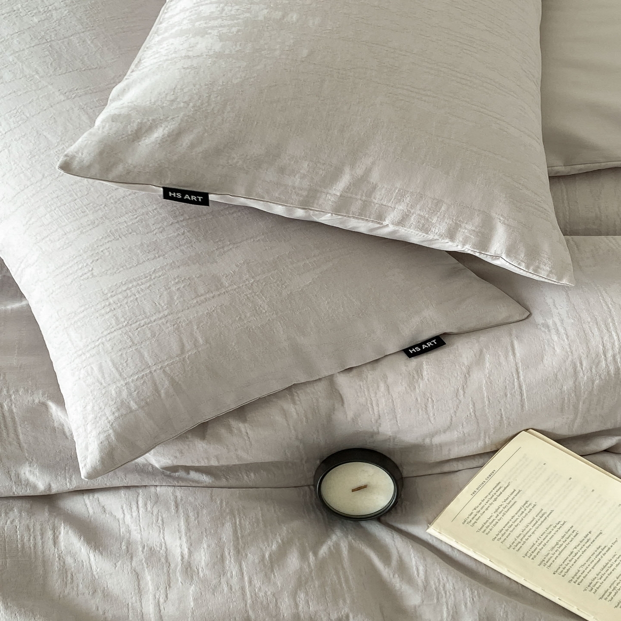 91家纺网 家纺一手货源 找家纺 （总）禾时 2025新款A类60支加厚长绒棉全棉纯棉立体提花轻奢四件套