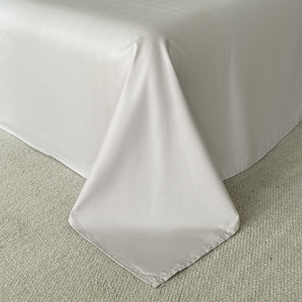 91家纺网 家纺一手货源 找家纺 禾时 2025新款A类60支加厚长绒棉全棉纯棉立体提花轻奢四件套 初禾（灰）