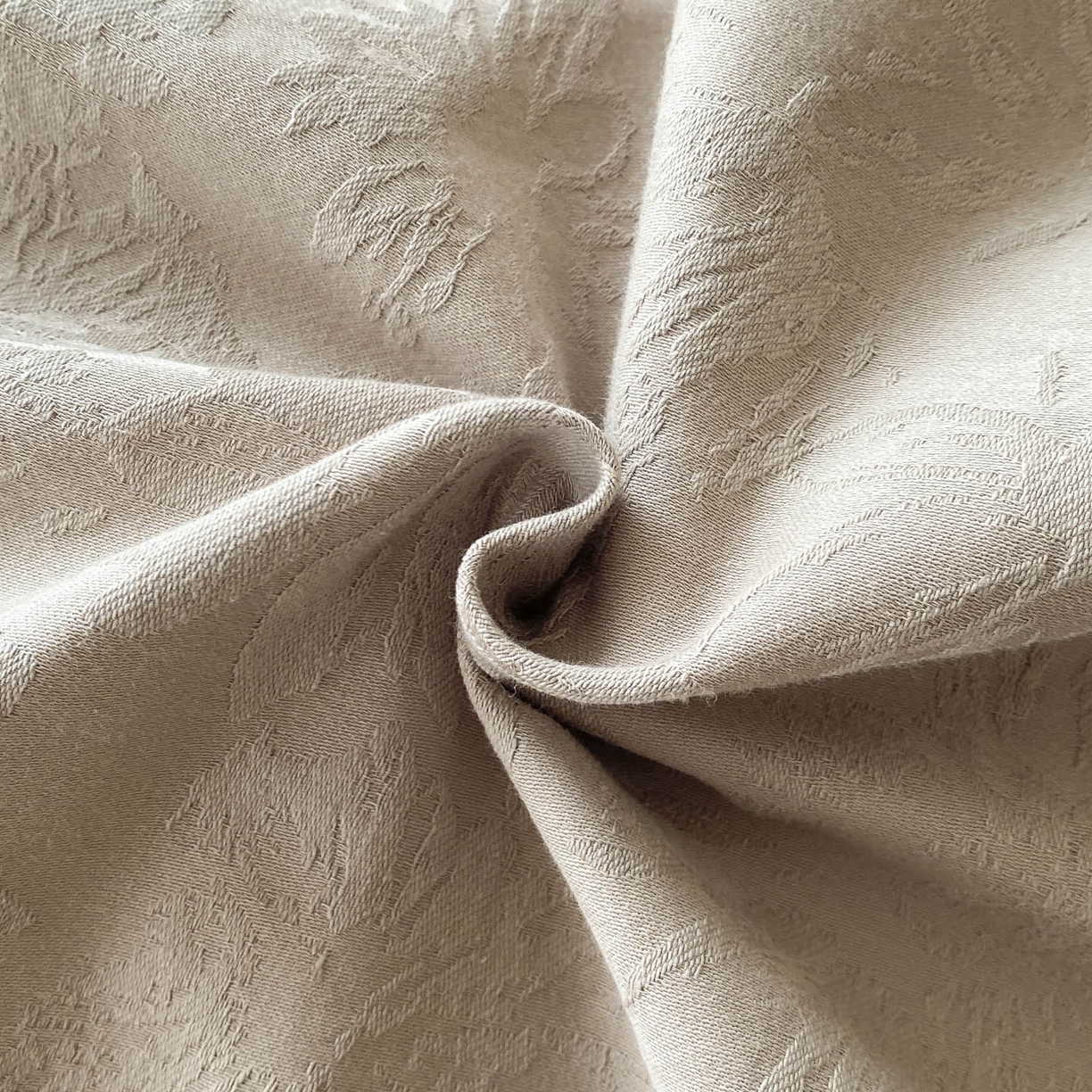 91家纺网 家纺一手货源 找家纺 禾时 2025新款A类60支加厚长绒棉全棉纯棉立体提花轻奢四件套 初禾（咖）