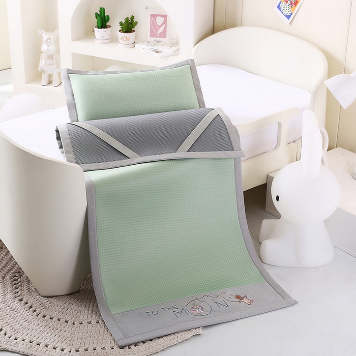 91家纺网 家纺一手货源 找家纺 （总）小牛席业 2025新款儿童凉感冰丝席儿童席-星际探索