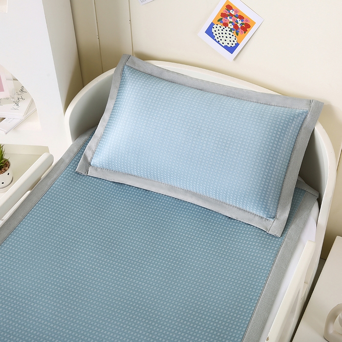 91家纺网 家纺一手货源 找家纺 小牛席业 2025新款儿童凉感冰丝席儿童席-星际探索 星际探索-蓝色