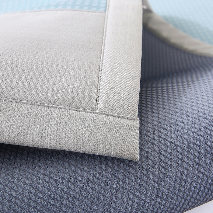 91家纺网 家纺一手货源 找家纺 小牛席业 2025新款儿童凉感冰丝席儿童席-星际探索 星际探索-蓝色