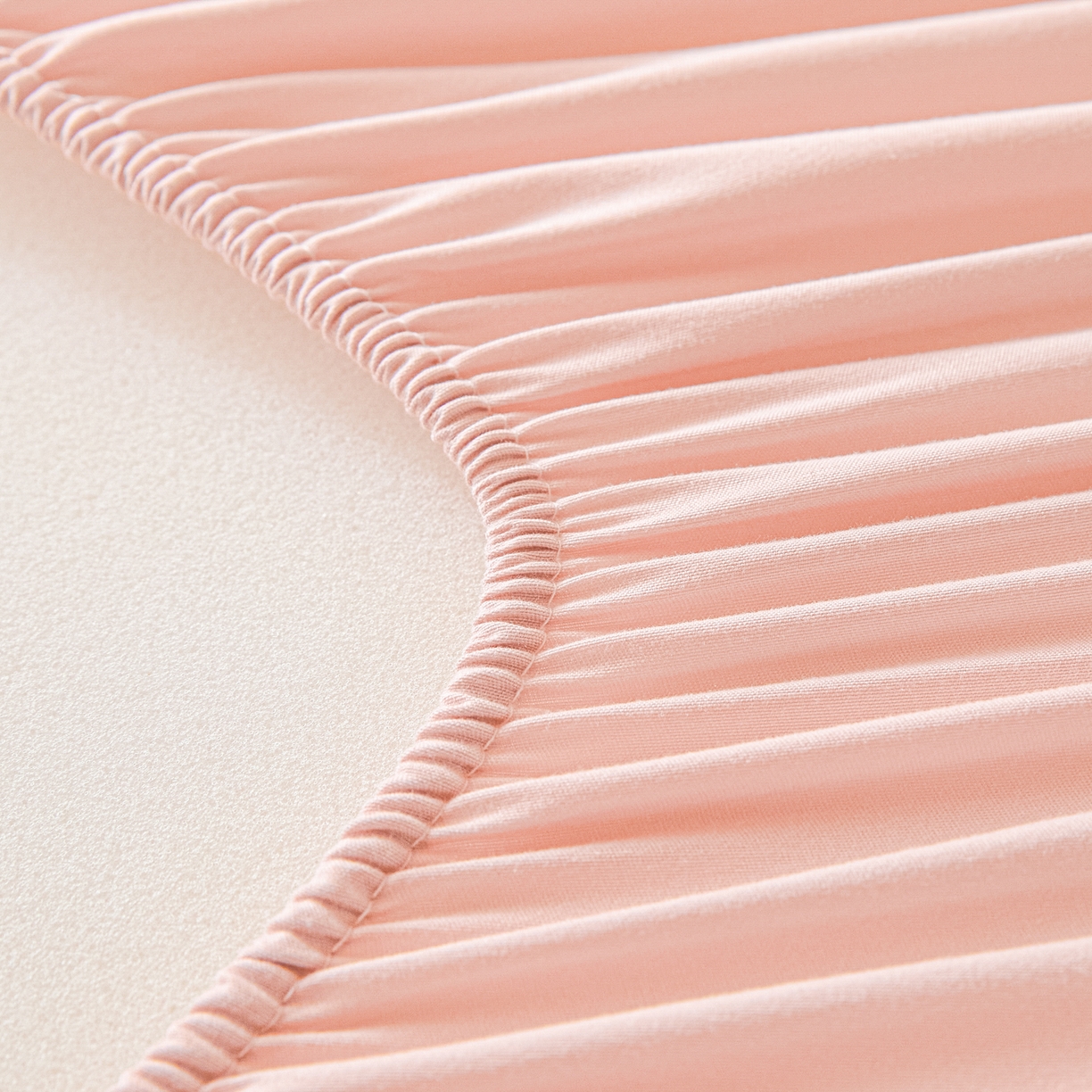 91家纺网 家纺一手货源 找家纺 芬晴家纺 2025春夏新款A类大豆夹棉学生床笠单床笠床笠单件-繁星-爱心系列 繁星-豆沙粉