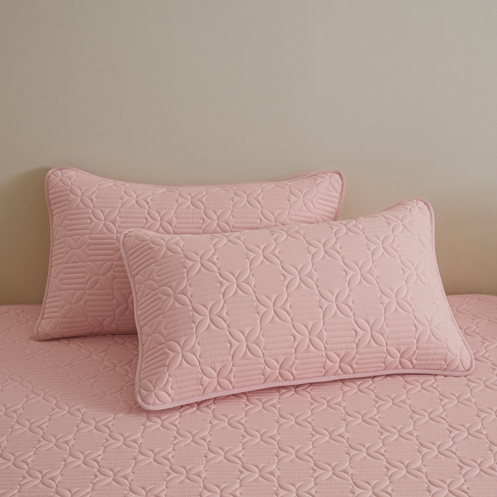 91家纺网 家纺一手货源 找家纺 芬晴家纺 2025新款A类全棉纯棉水洗棉大豆床笠单床笠单品床笠单件床笠 遇见-嫩粉