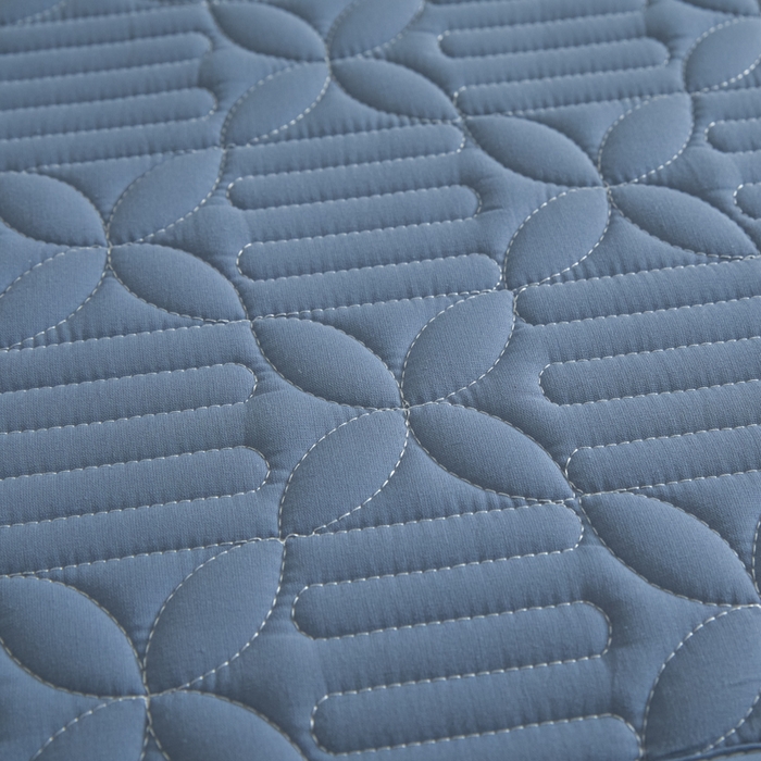 91家纺网 家纺一手货源 找家纺 芬晴家纺 2025新款A类全棉纯棉水洗棉大豆床笠单床笠单品床笠单件床笠 遇见-雾蓝