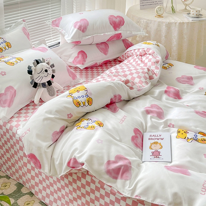 91家纺网 家纺一手货源 找家纺 （总）文黛家居 2025新款植物羊绒亲肤小版花单被套