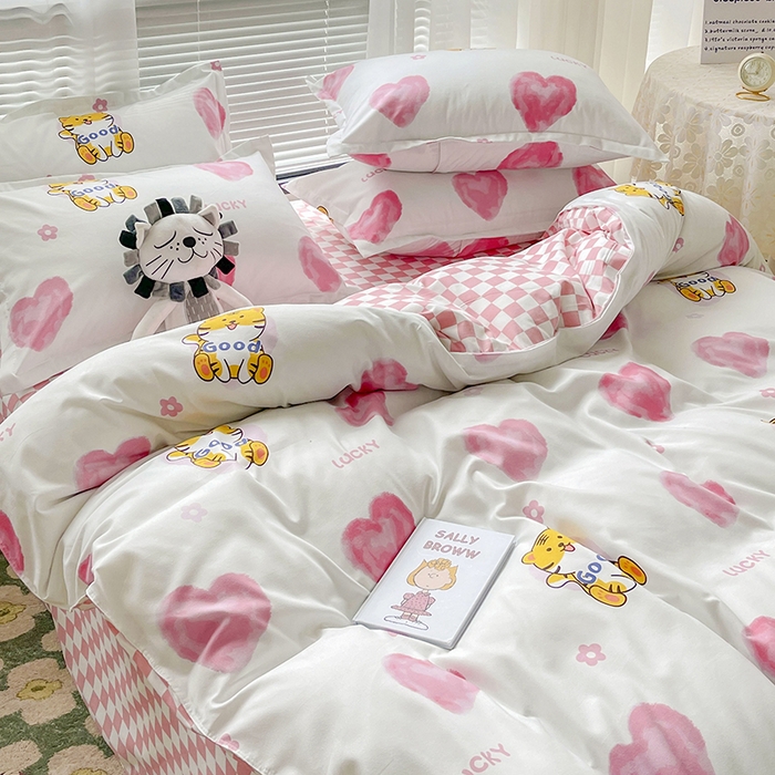 91家纺网 家纺一手货源 找家纺 （总）文黛家居 2025新款植物羊绒亲肤小版花单被套