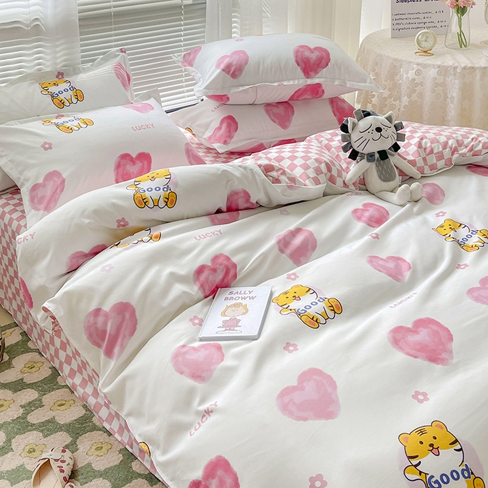 91家纺网 家纺一手货源 找家纺 （总）文黛家居 2025新款植物羊绒亲肤小版花单被套