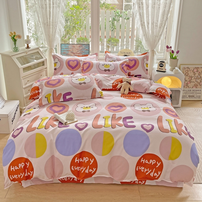 91家纺网 家纺一手货源 找家纺 （总）文黛家居 2025新款植物羊绒亲肤小版花单被套