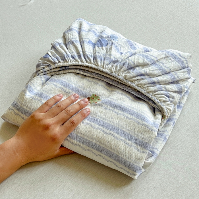 91家纺网 家纺一手货源 找家纺 （总）佑佳家纺2025新款A类高克重水洗棉床笠