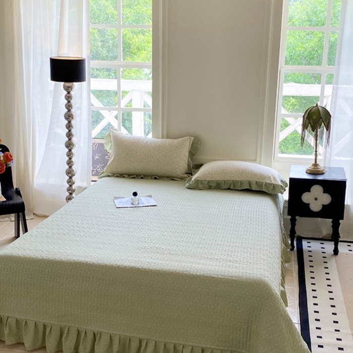 91家纺网 家纺一手货源 找家纺 富之航家纺  2025新款四件套 春日初见