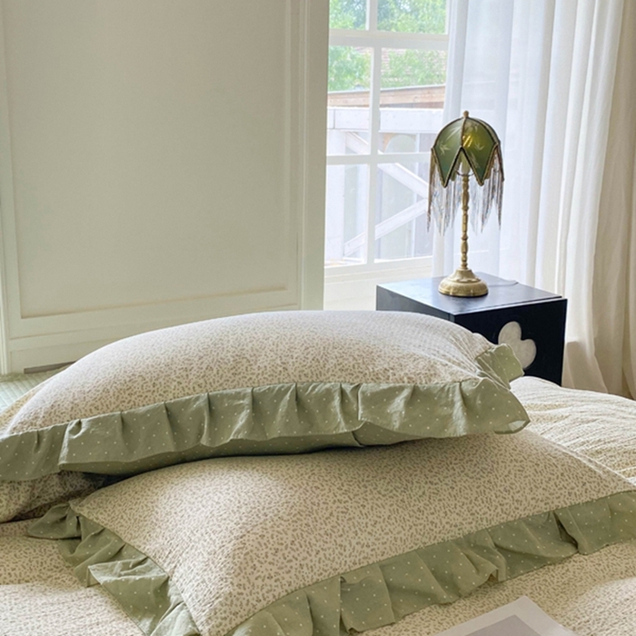 91家纺网 家纺一手货源 找家纺 富之航家纺  2025新款四件套 春日初见