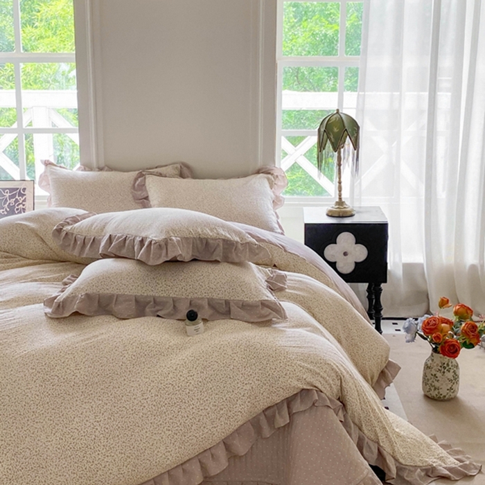 91家纺网 家纺一手货源 找家纺 富之航家纺  2025新款四件套 花影