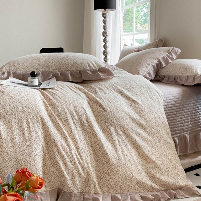 91家纺网 家纺一手货源 找家纺 富之航家纺  2025新款四件套 花影