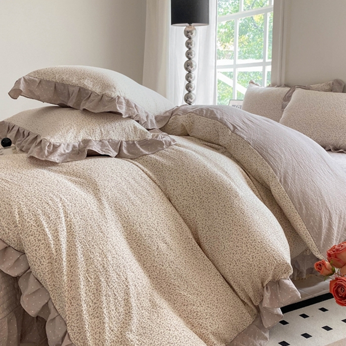 91家纺网 家纺一手货源 找家纺 富之航家纺  2025新款四件套 花影