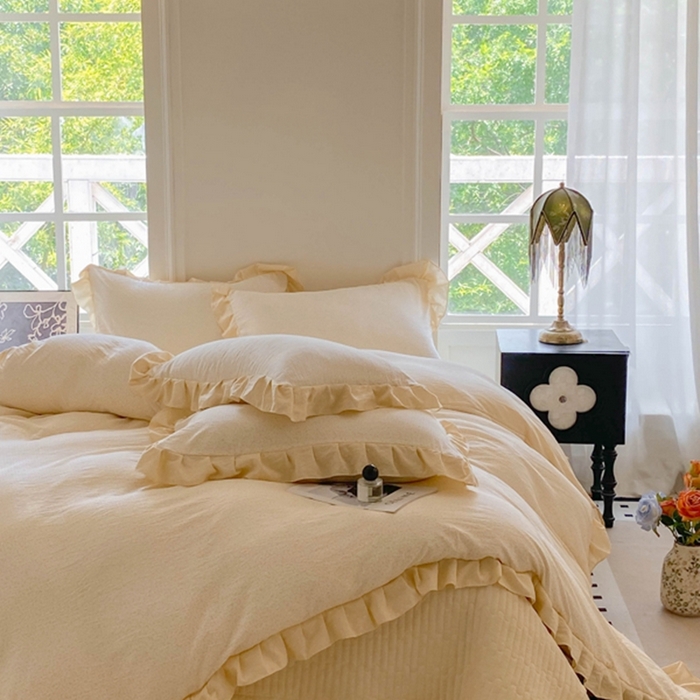 91家纺网 家纺一手货源 找家纺 富之航家纺  2025新款四件套 浅夏