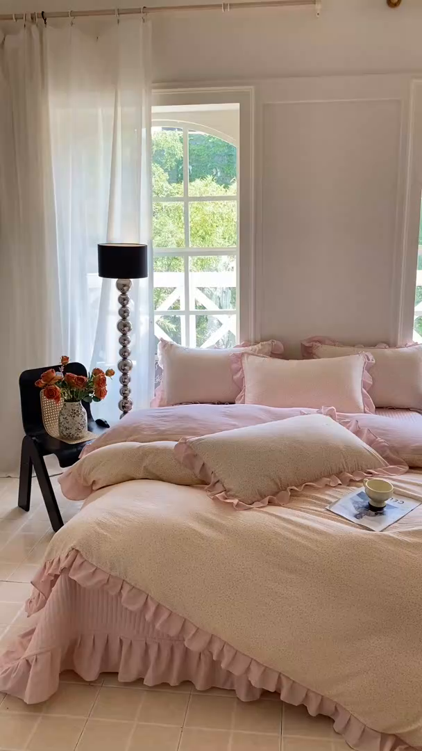 91家纺网 家纺一手货源 找家纺 富之航家纺  2025新款四件套 倾城之恋